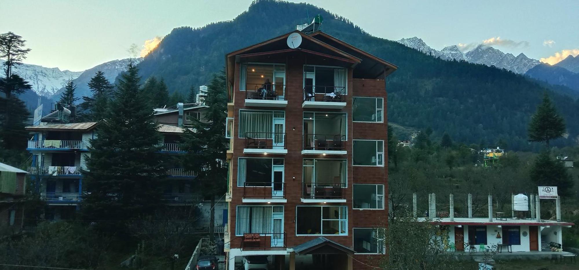 Hotel Apple Flower Manāli Kültér fotó